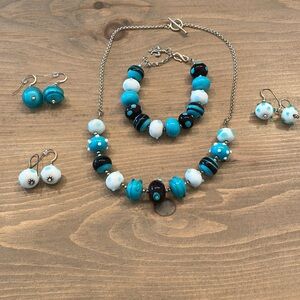 Murano jewelry set